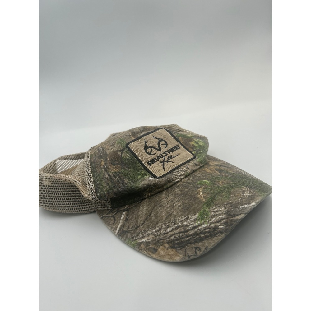 Realtree Xtra Men's Camo Mesh Back Trucker Hat - Brown/Green